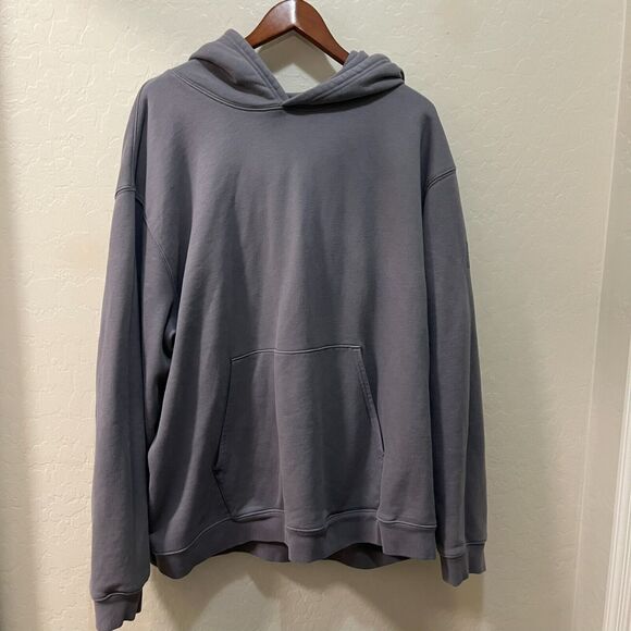 Alo Yoga Renown Heavy Weight Hoodie Fog SZ 2XL Pullover Limited Edition FOG EUC - Picture 4 of 9